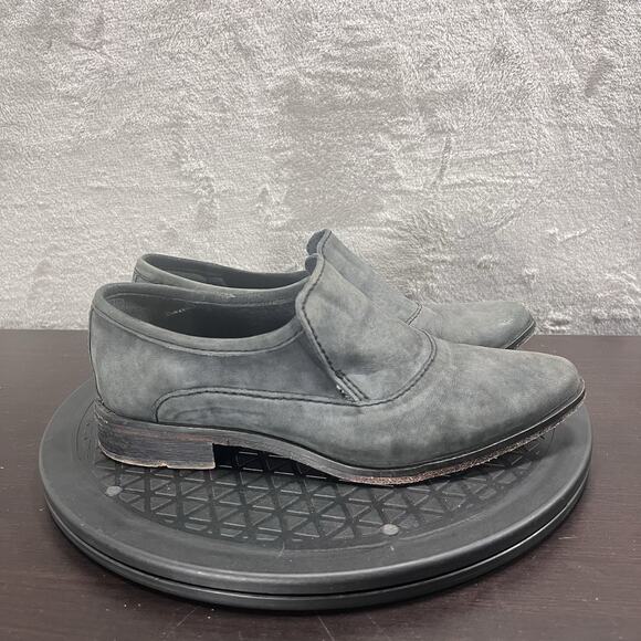 Free People Women Size EU 36/US 6 Gray Slip On Leather Oxfords Shoes - Picture 1 of 10